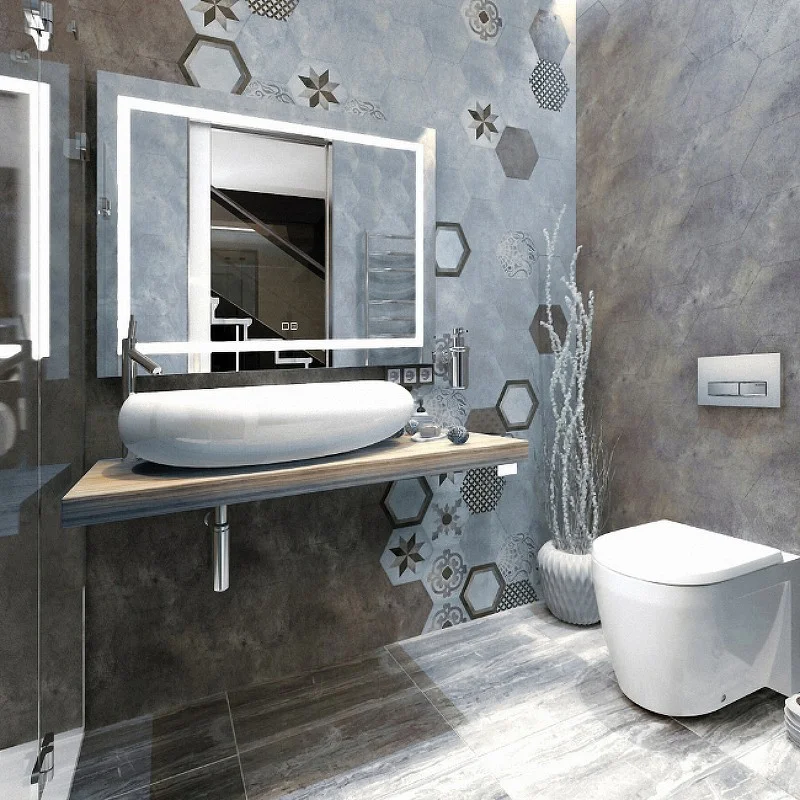 Приобрести azario зеркало ливия 120х80 см, белый, с подсветкой, сенсорный выключатель, диммер, подогрев фр-00001767