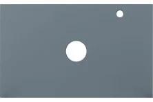 Столешница для раковины Aquanet Арт 75 см, мисти грин