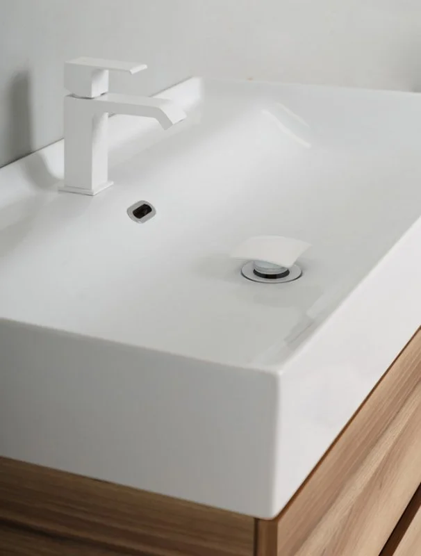 Приобрести cezares тумба подвесная с раковиной molveno 80х50см, светлое дерево