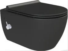 Boheme Подвесной унитаз с биде Avva Bello Nero, черный 961-SET-2-B