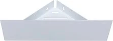 Aquanet Полка Магнум 28x28 см белая матовая, угловая 00302237