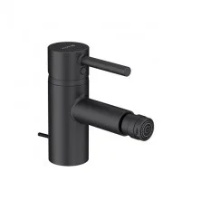 KLUDI Смеситель для биде BOZZ с донным клапаном 128 мм, черный матовый 385333976.