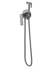 Смеситель с гигиеническим душем встраиваемый WONZON & WOGHAND BRILLIANT, Темный графит (WW-88829079-BGM)