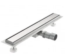 Трап TIM BAD459002 90 см, нержавеющая сталь, под плитку