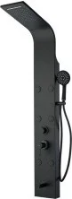Aquanet Душевая панель Galaxy Black 150 см с гидромассажем и изливом