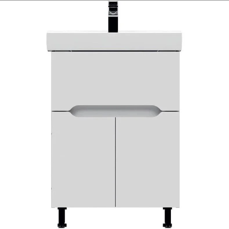 Приобрести mirsant тумба напольная soho quadro light 60 см с раковиной fest-60 ут000076258