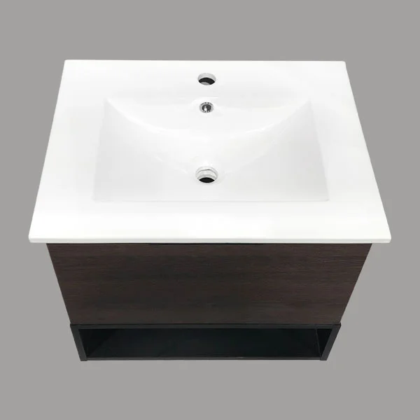 Приобрести сomforty тумба с раковиной "франкфурт-60" дуб-шоколадно-коричневый