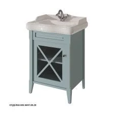 Caprigo Тумба с раковиной NAPOLI 60 см, левая, голубая, эмаль
