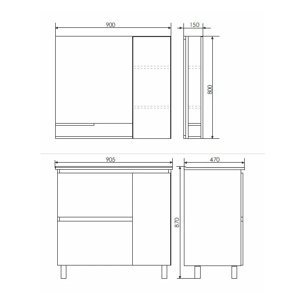 Приобрести сomforty зеркало-шкаф "верона-90", дуб белый