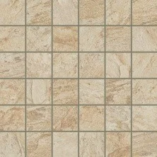 Плитка напольная Coliseumgres Alpi Бежевая мозайка, Beige Inserto 30см, натуральная