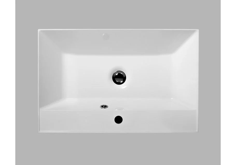Приобрести тумба подвесная с раковиной belbagno marino-700-2c-so-nl-p 70 см, nero lucido