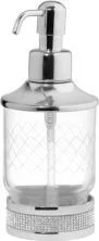 Boheme Дозатор жидкого мыла Royale Cristal, хром\белый 10929-CR