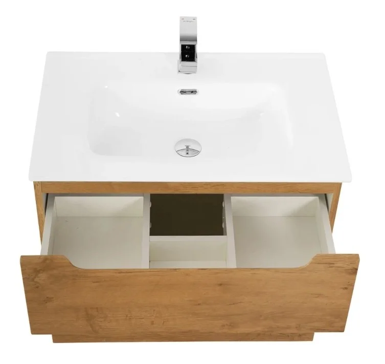 Приобрести тумба подвесная с раковиной belbagno etna-600-2c-so-rn-p 60 см, rovere nature