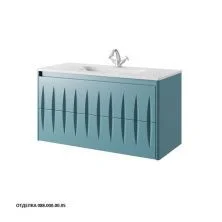 Caprigo Тумба с раковиной TIBET - PICCO 105 см, голубая, эмаль