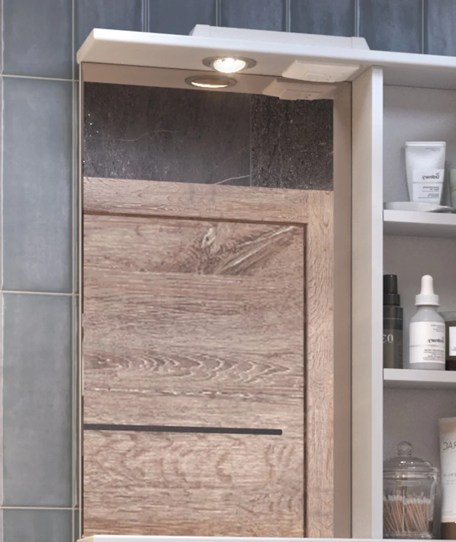 Приобрести vigo зеркало-шкаф callao 60 см, со спотом, правое, белое z.cal.60.l.el