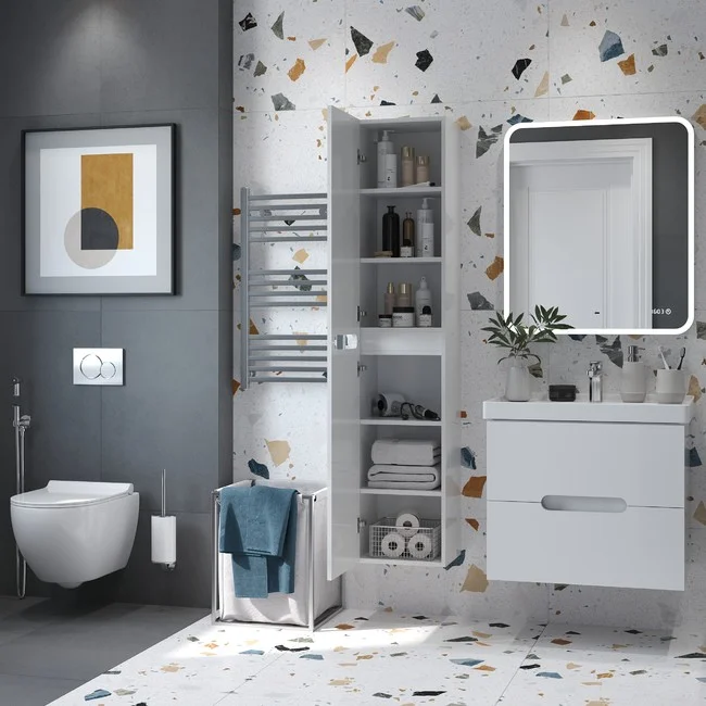 Приобрести briz пенал подвесной pola 35 см, белый п6-35