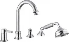 CEZARES Смеситель на борт ванны OLIMP, 4 отверстия, хром OLIMP-BVDM-01-L