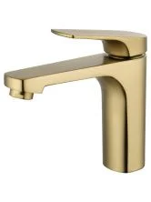 Смеситель для раковины WONZON & WOGHAND, Брашированное золото (WW-A40492-BG)