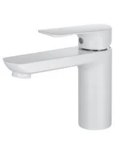 Смеситель для раковины WONZON & WOGHAND Line, Белый матовый (WW-A40732-MW)