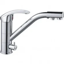 HAIBA Смеситель для кухни 266 мм, с фильтром, хром HB-4321