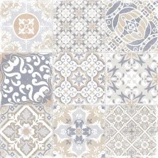 Керамогранит Alma Ceramica Country 60х60 см, серый\бежевый