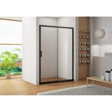 Aquanet Душевая дверь Pleasure AE60-N-120H200U-BT 120, прозрачное стекло