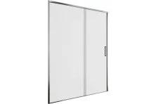 Aquanet Душевая дверь Pleasure Evo 140 AE65-N140-CT профиль хром, прозрачное стекло