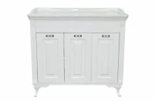 Azario Тумба напольная с раковиной MAGNOLIA 100см. беAzario Тумба напольная с раковиной MAGNOLIA 100см. белая, CS00068642