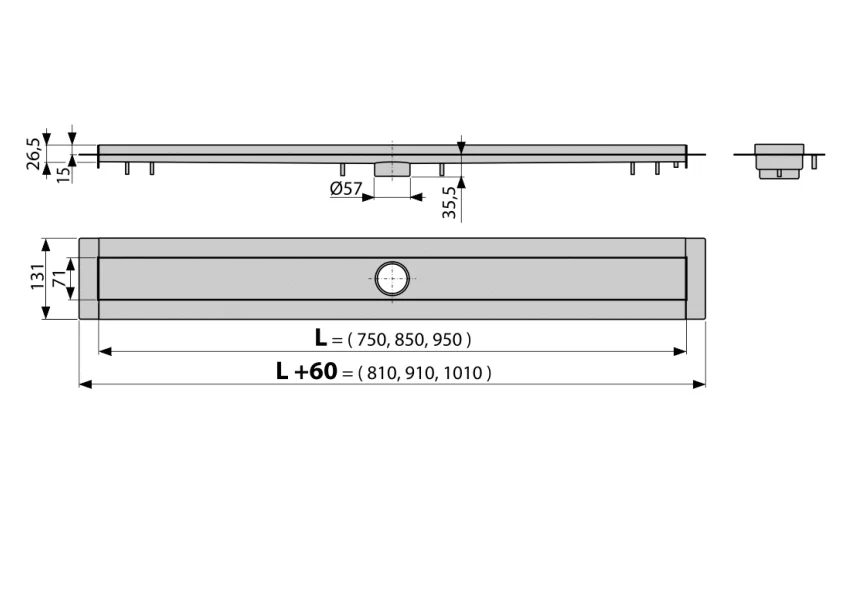 Приобрести сливной трап alcaplast apz13-750 