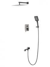 Душевая система встраиваемая WONZON & WOGHAND FLEX, Темный графит (WW-88939072-BGM)