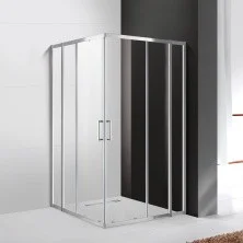 Cezares Душевое ограждение MOLVENO 100х100 см, хром MOLVENO-A-22-80+20-C-Cr-IV