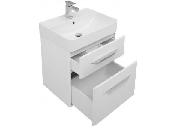 Приобрести aquanet тумба с раковиной виченца 60 см, белая 00212665