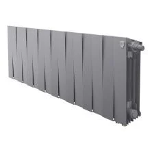 Royal Thermo Радиатор биметаллический Pianoforte 300 /Silver Satin ( серебристый ) VDR80 - 16 секц.