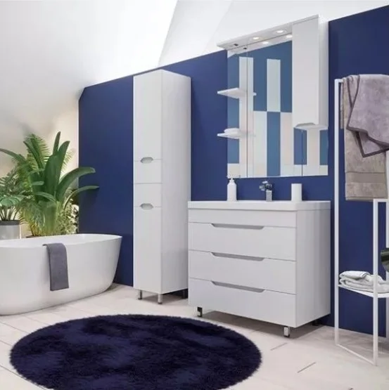 Приобрести mirsant тумба напольная soho quadro 100\2 100 см с раковиной deep-100 ут000081542