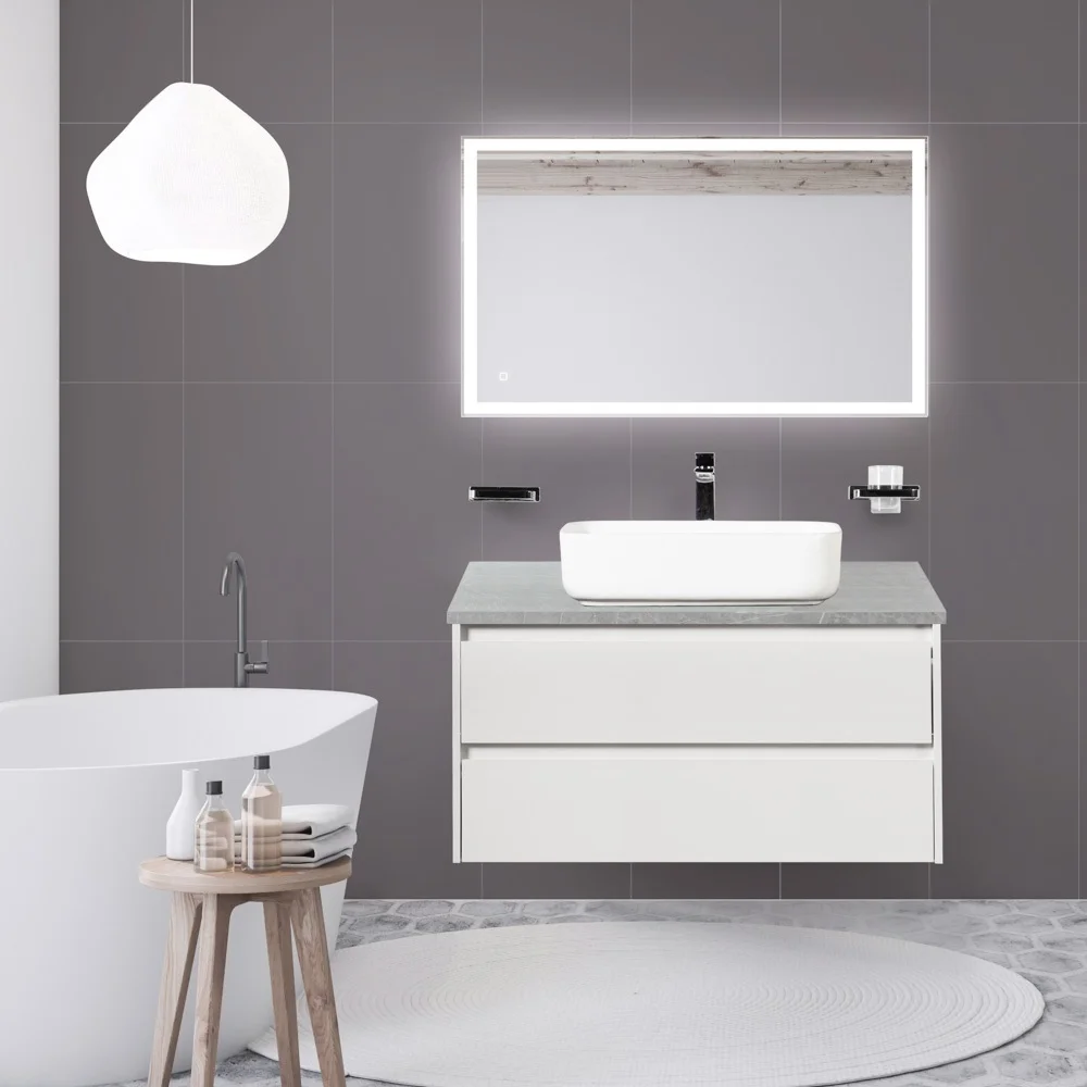 Приобрести belbagno зеркало 100х60 см spc-grt-1000-600-led-tch