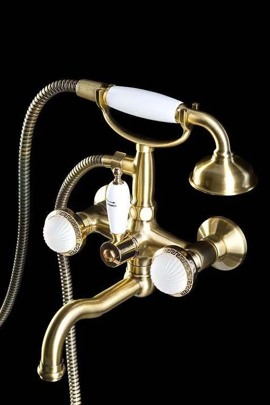 Приобрести boheme смеситель для ванны satine, бронза 313-st