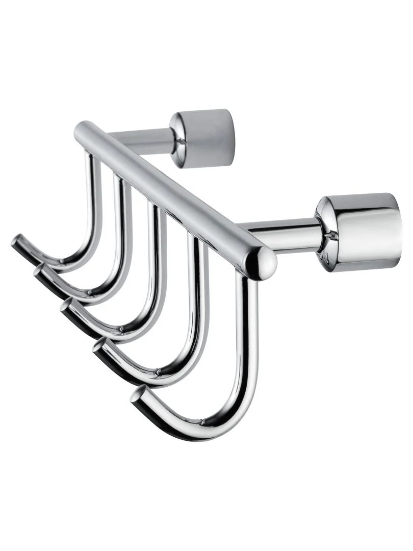 Приобрести вешалка с 5 крючками для ванной wonzon & woghand, хром (ww-9382-5)