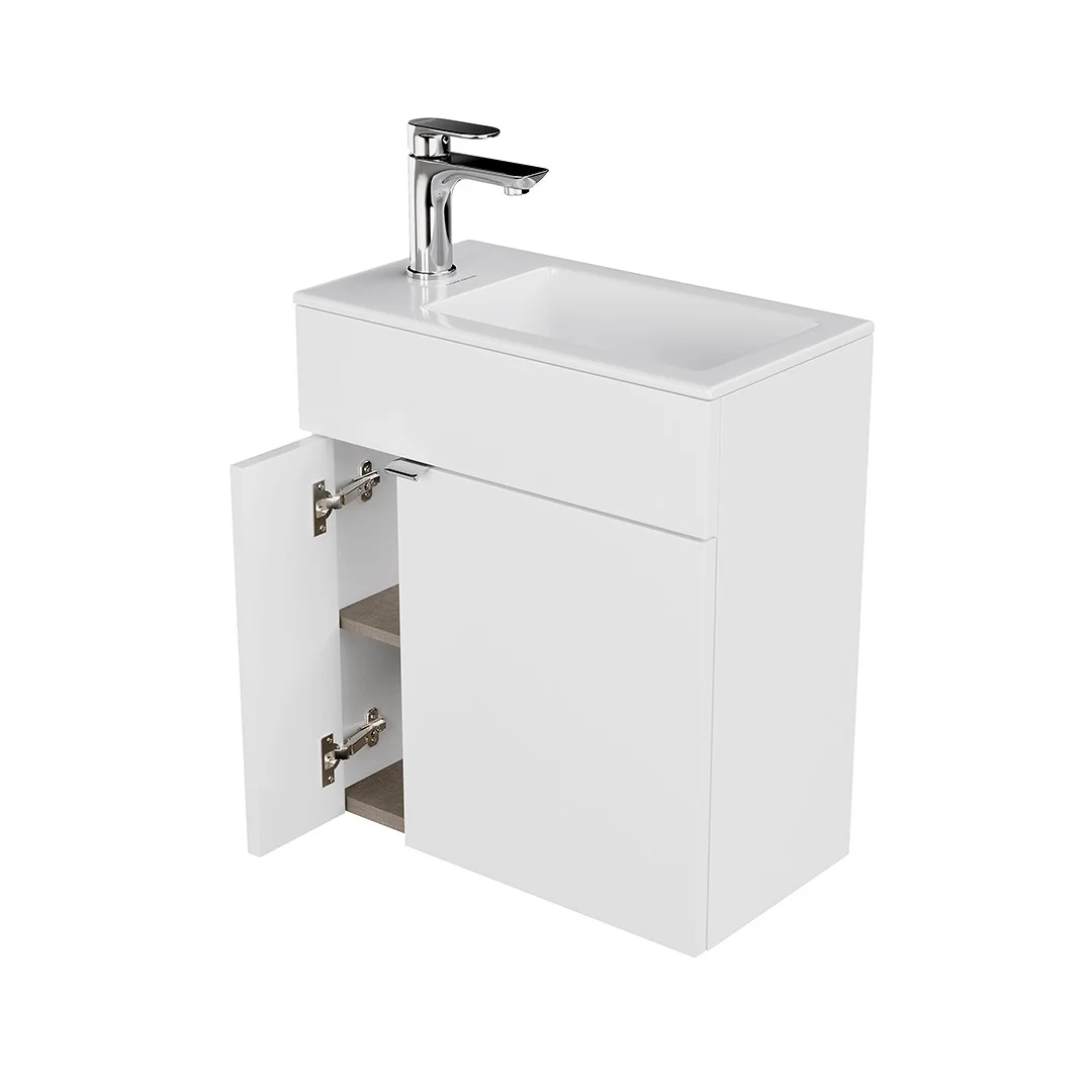 Приобрести тумба подвесная с раковиной kerama marazzi lato 50 la.50wht