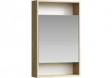 Зеркало-шкаф Aqwella Сити 50 см SIT0405DB, дуб балтийский