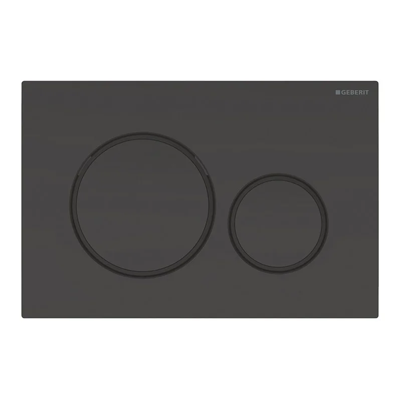 Приобрести смывная клавиша sigma 20, двойной смыв, черный матовый 115.882.dw.1