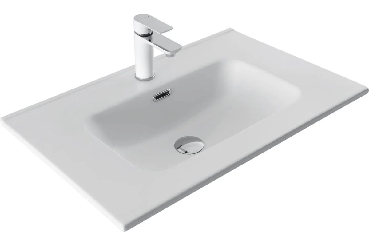 Приобрести aquanet раковина flat 70х46 см, белая матовая