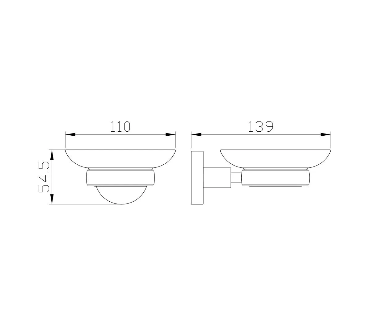 Приобрести мыльница с держателем wonzon & woghand easy, хром (ww-8122)