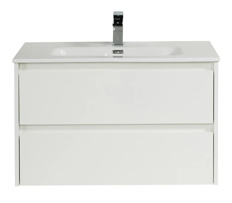 Приобрести тумба подвесная с раковиной belbagno kraft-800-2c-so-bo 80 см, bianco opaco