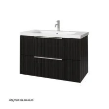 Caprigo Тумба с раковиной RAIN 90 см, графит, эмаль