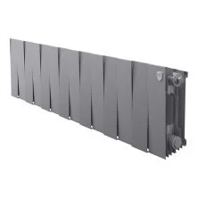 Royal Thermo Радиатор биметаллический Pianoforte 200 /Silver Satin ( серебристый ) - 14 секц.