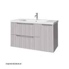 Caprigo Тумба с раковиной RAIN 100 см, правая, серая, эмаль