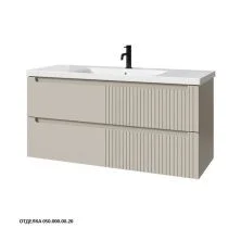 Caprigo Тумба с раковиной TERMIN-Smalty META 120 см, бежевая, эмаль