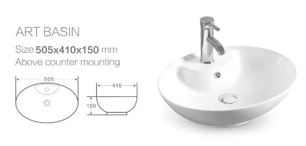 Приобрести раковина-чаша ceramalux 40 см 78197