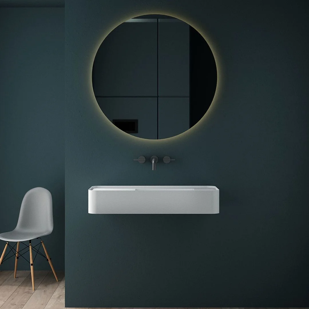 Приобрести vincea раковина подвесная solid surface 120х40 см, белая матовая vwb-6s412mw