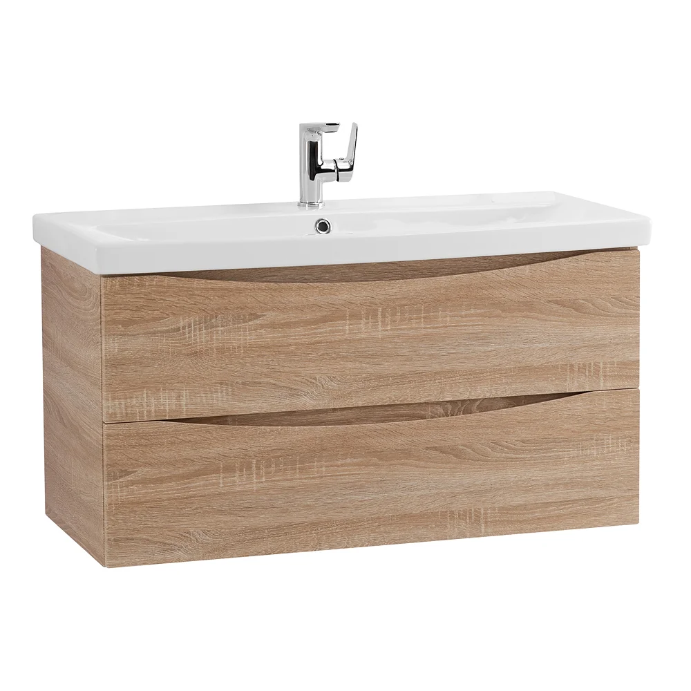 Приобрести belbagno тумба с раковиной marino-cer 90 см, подвесная rovere bianco, белая раковина